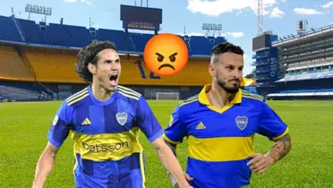 Edinson Cavani y Darío Benedetto en Boca Juniors