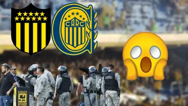 El encuentro entre Peñarol y Rosario Central se vio envuelto en varios incidentes entre los hinchas que terminaron con heridos