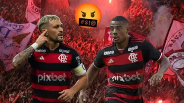 Giorgian de Arrascaeta y De la Cruz en el Flamengo
