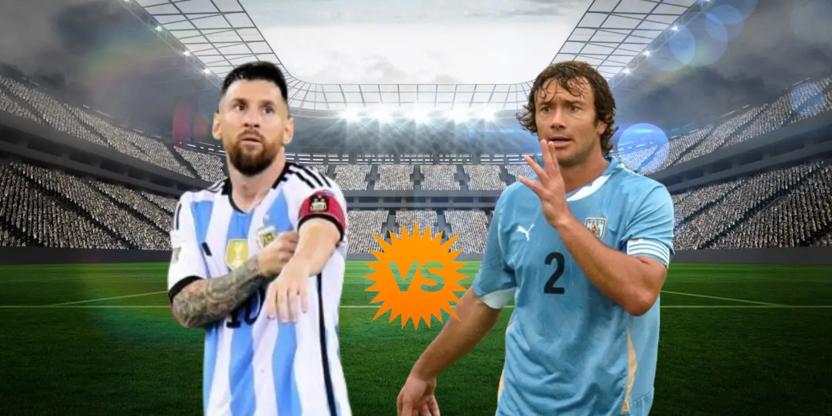 Lionel Messi en Argentina y Diego Lugano en Uruguay