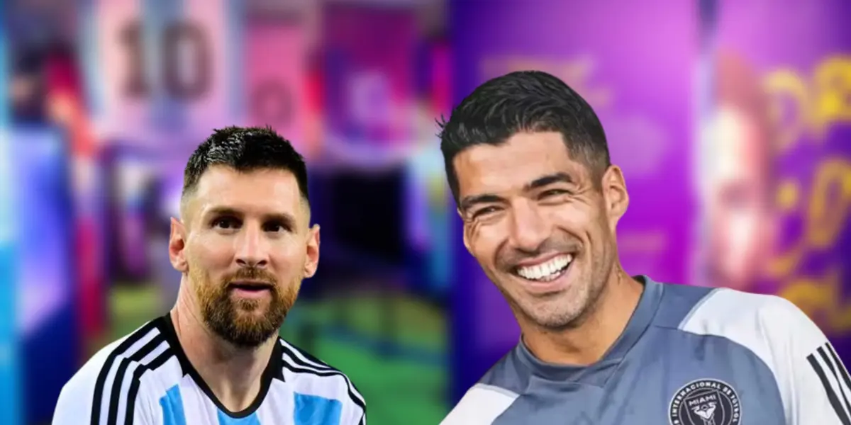 Lionel Messi en la Selección Argentina y Luis Suárez con la camiseta del Inter Miami