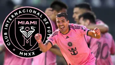 Luis Suárez celebrando uno de sus goles en la MLS con la camiseta del Inter Miami