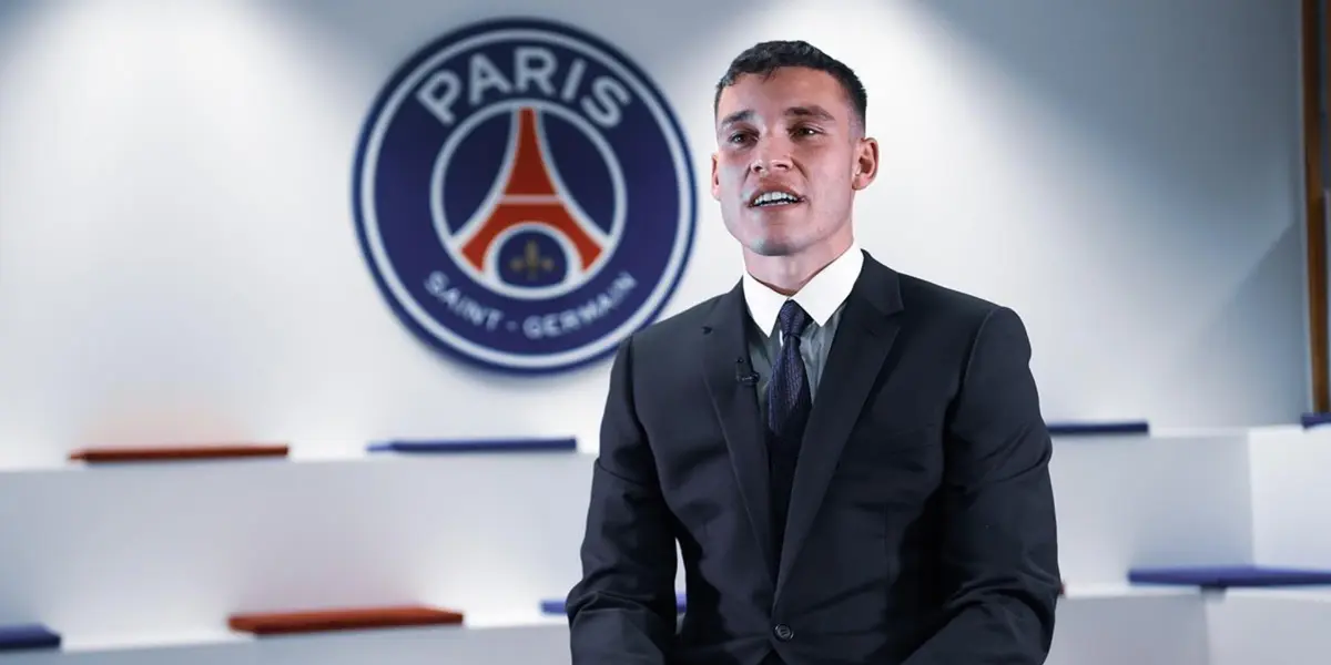 Manuel Ugarte en el PSG