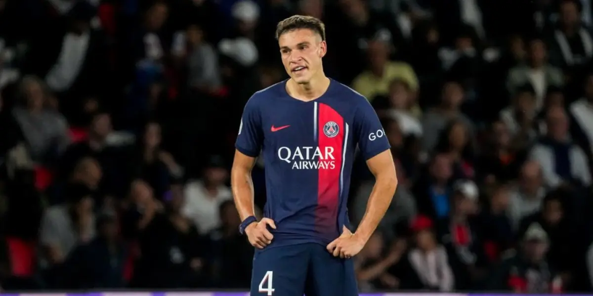 Manuel Ugarte en el PSG