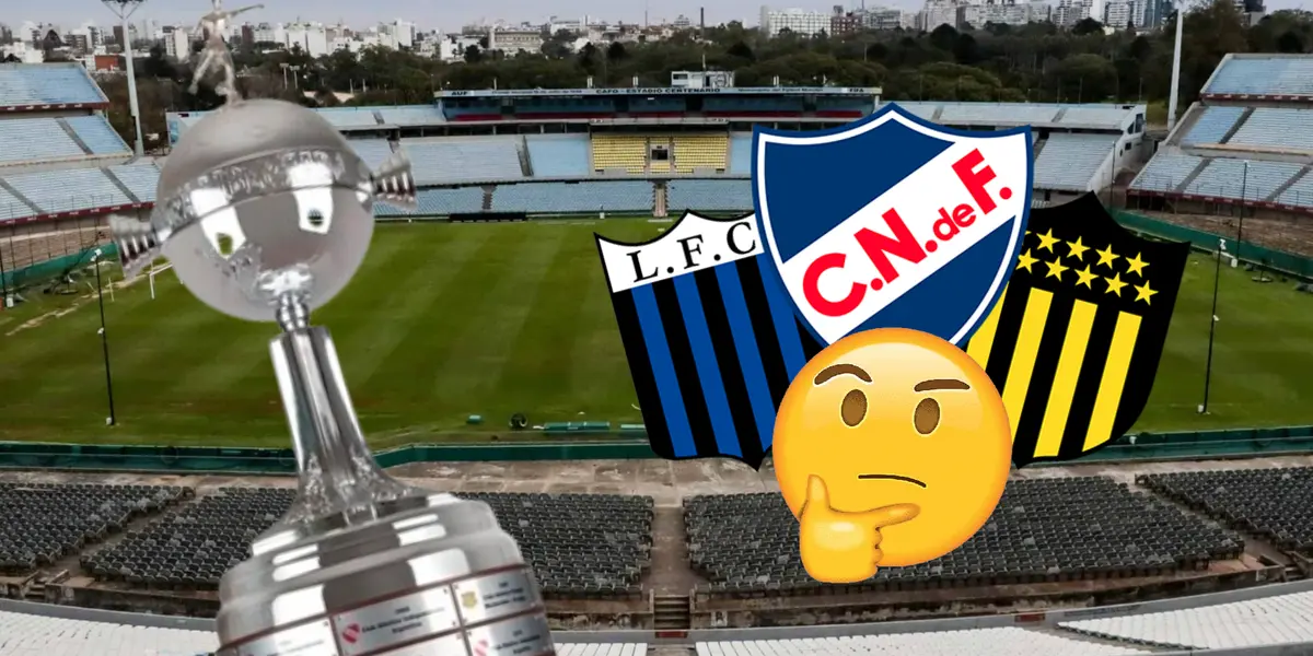 Nacional, Peñarol y Liverpool compitiendo en la Copa Libertadores