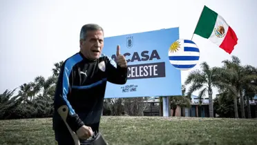 Óscar Tábarez en su paso por la Selección de Uruguay
