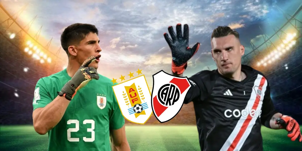 Sergio Rochet en Uruguay y Franco Armani en River Plate