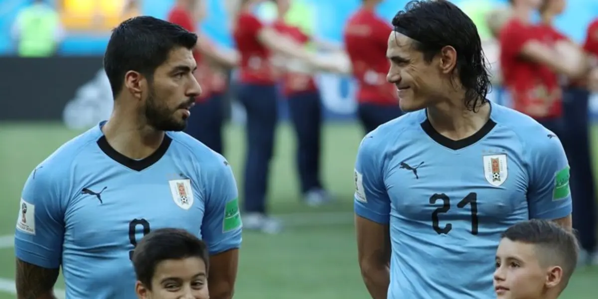 Suárez y Cavani en Uruguay