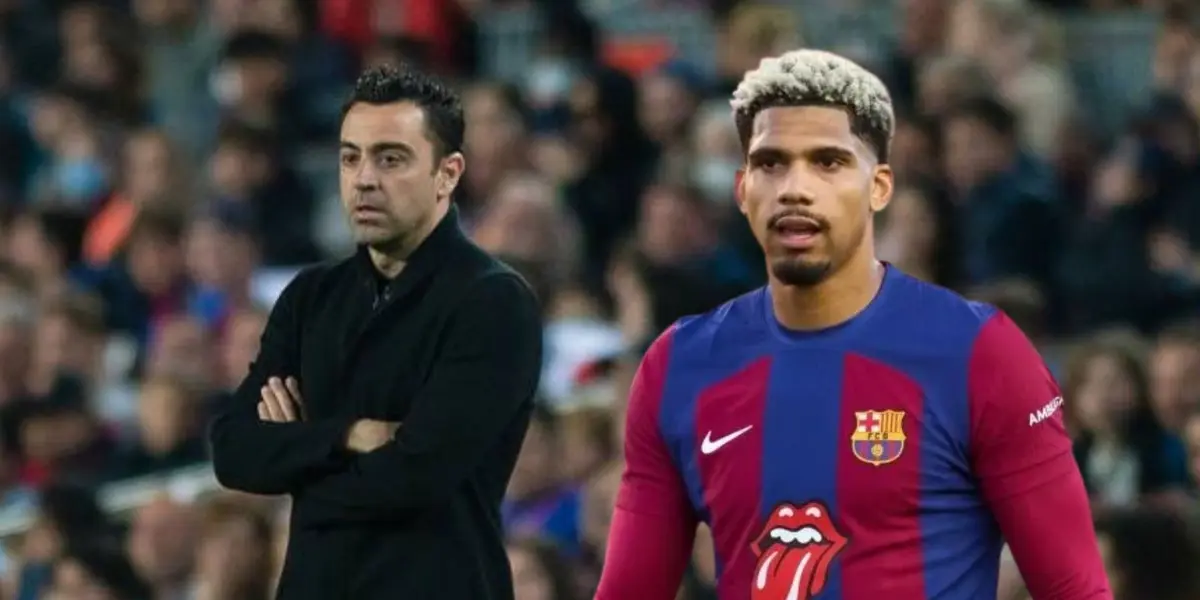 A Xavi Hernández no le tembló el puslo para tomar una fuerte decisión con respecto a Ronald Araujo en Barcelona