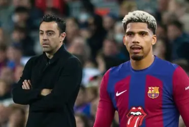 A Xavi Hernández no le tembló el puslo para tomar una fuerte decisión con respecto a Ronald Araujo en Barcelona