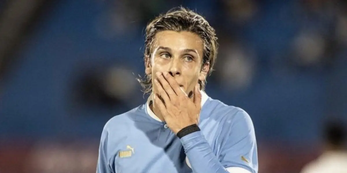 Agustín Canobbio fue determinante en su mensaje para Facundo Pellistri, que estaba en el banco de los suplentes