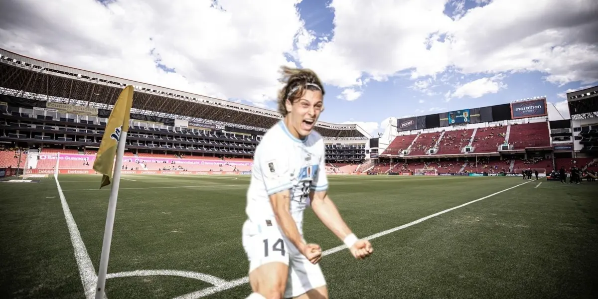 Agustín Canobbio marcó el tanto de Uruguay pero luego fue criticado por una declaración que realizó