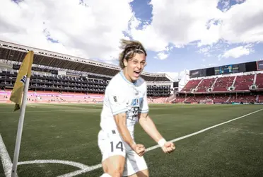 Agustín Canobbio marcó el tanto de Uruguay pero luego fue criticado por una declaración que realizó