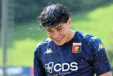 Alan Matturro, campeón con la Celeste Sub 20, debutó en la Serie A de Italia y se llevó un particular regalo