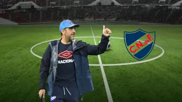 Álvaro Recoba al mando de Nacional