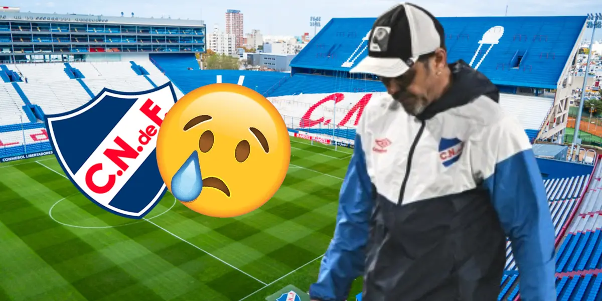 Álvaro Recoba, DT de Nacional, en el estadio Gran Parque Central de Montevideo