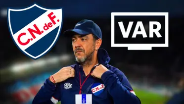 Álvaro Recoba en Nacional ante Deportivo Táchira