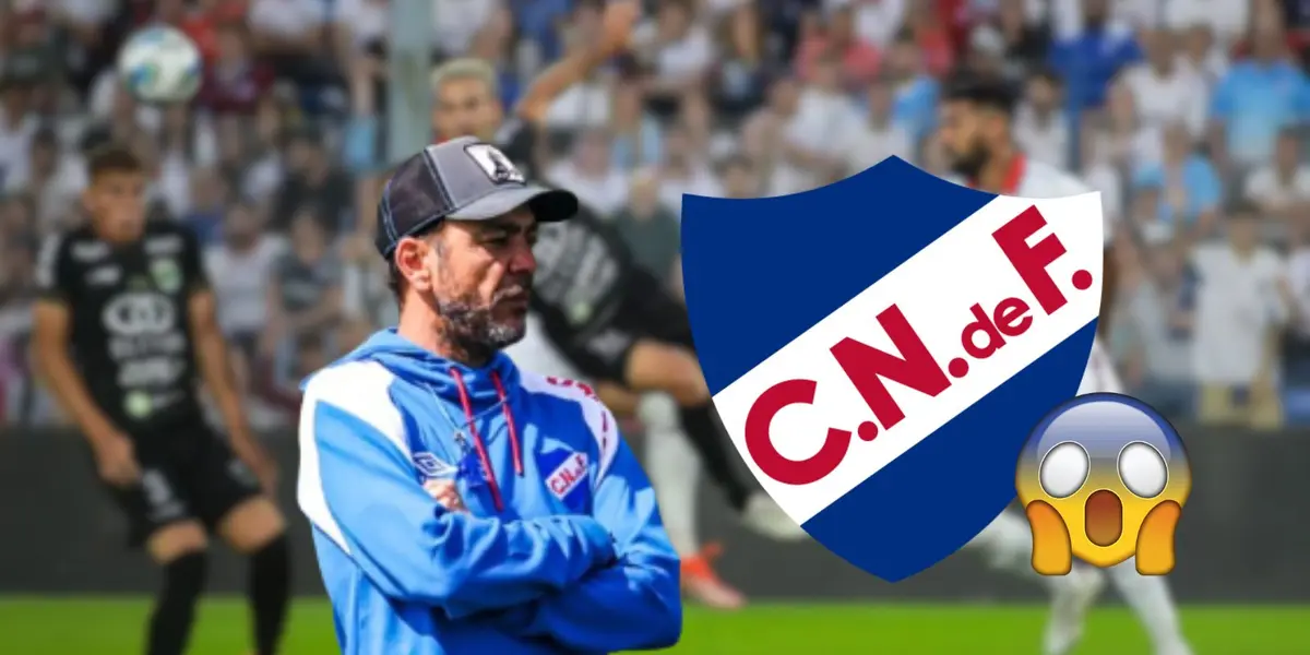 Álvaro Recoba observando un entrenamiento de Nacional