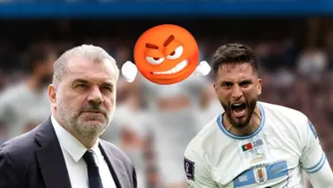 Ange Postecoglou en Tottenham y Rodrigo Bentancur con la camiseta de la Selección de Uruguay