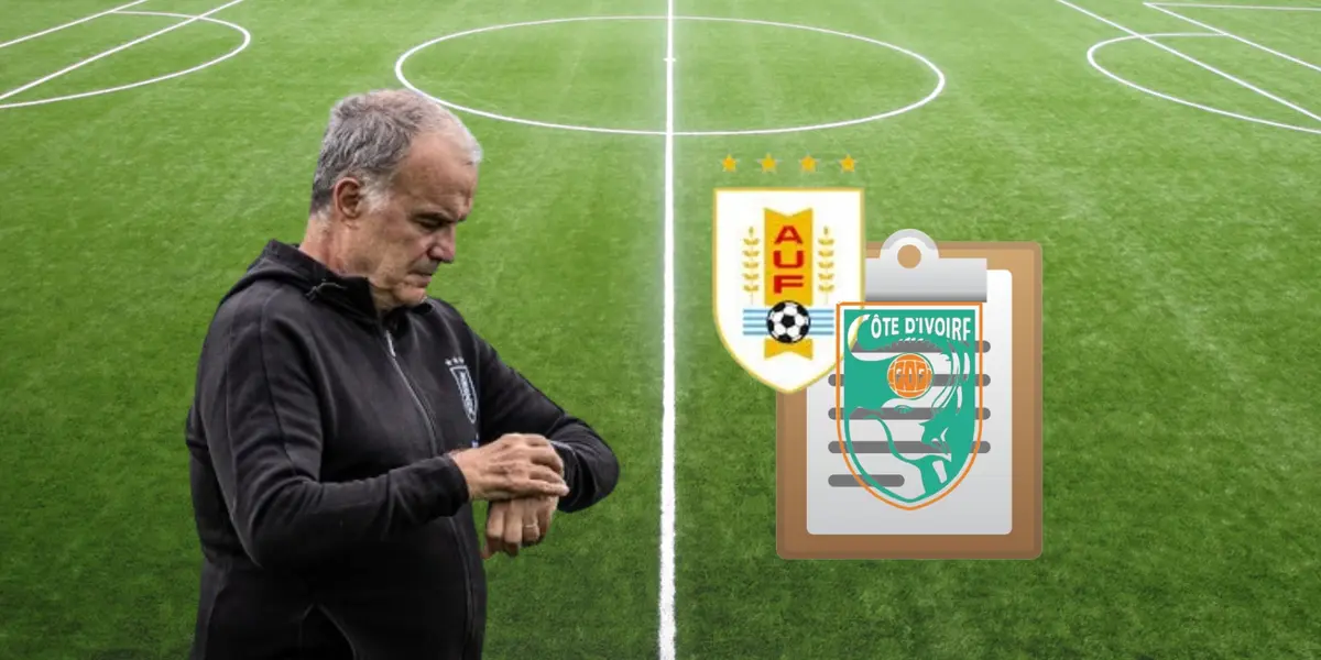Bielsa y el amistoso de Uruguay entre Uruguay y Costa de Marfil