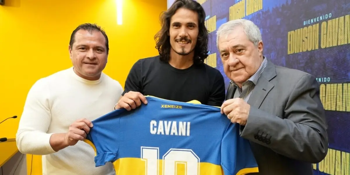 Cavani y el respaldo en Boca Juniors