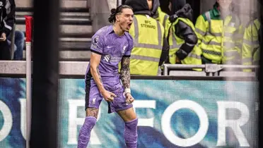 Darwin encaminó la victoria del Liverpool ante el Brentford durante el pasado sábado.