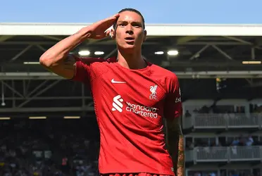 Darwin Núñez en el Liverpool inglés