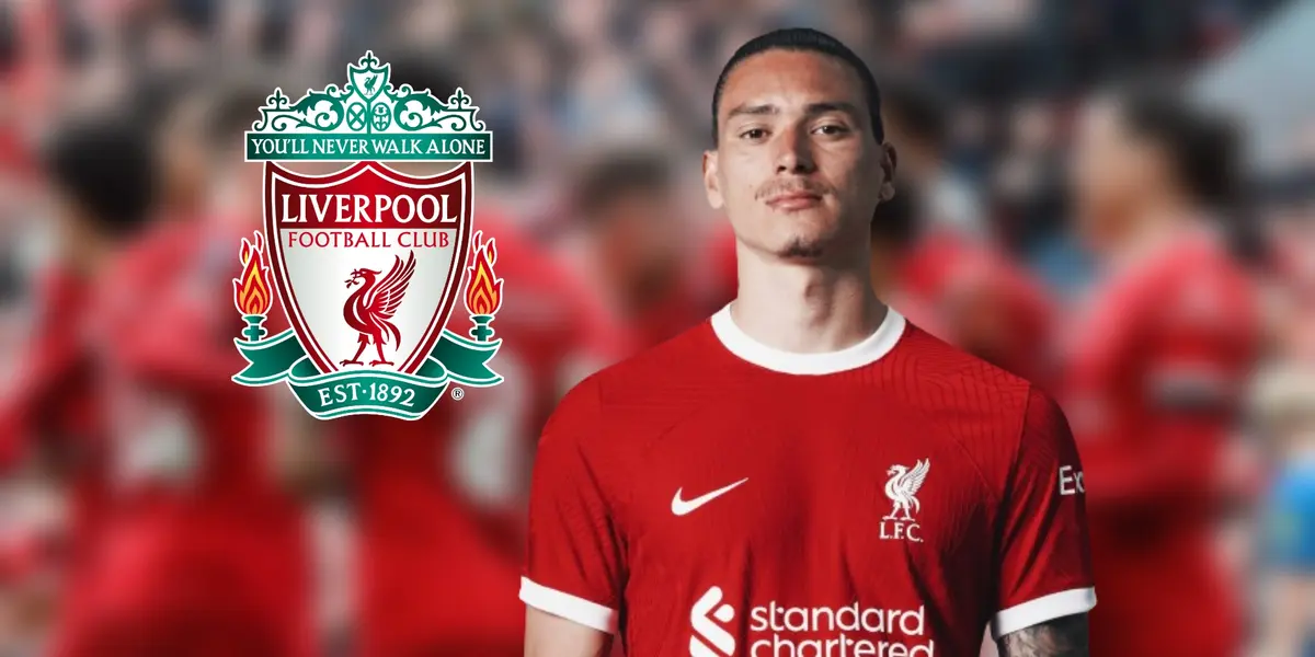 Darwin Núñez no pudo convertir hoy en Liverpool, pero mantiene una estadística envidiable para muchos