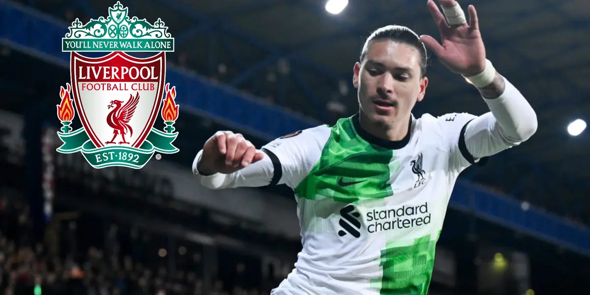 Darwin Núñez tuvo un fallo muy claro pero sigue sorprendiendo con sus números en Liverpool