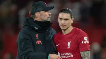 Darwin y Klopp en Liverpool