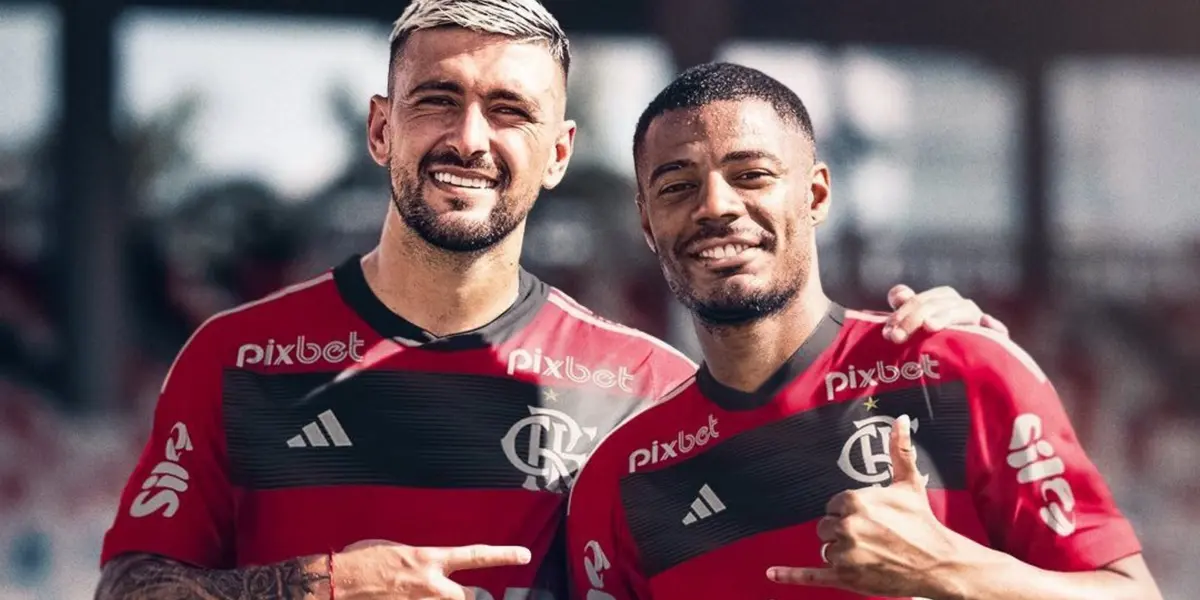 De Arrascaeta y De la Cruz en Flamengo