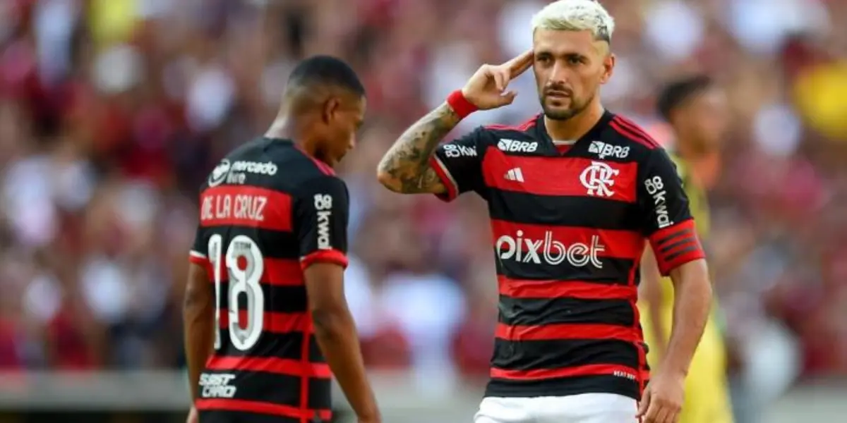 De Arrascaeta y De la Cruz en Flamengo