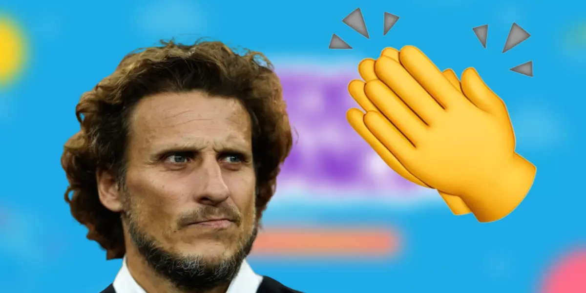 Diego Forlán en su etapa como entrenador de fútbol