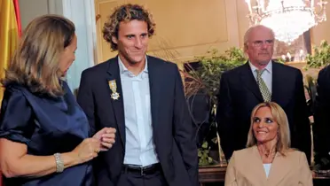 Diego Forlán en un reconocimiento especial