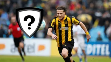 Diego Forlán jugando con Peñarol.
