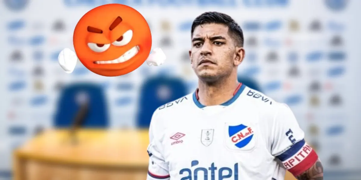 Diego Polenta con la camiseta de Nacional