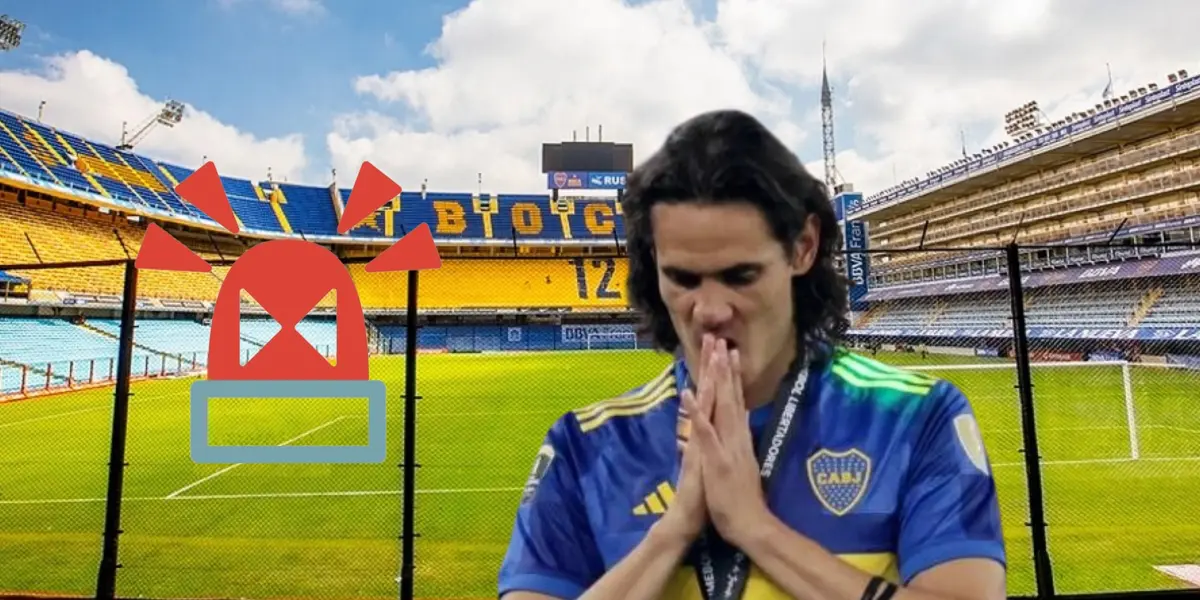 Edinson Cavani en Boca Juniors