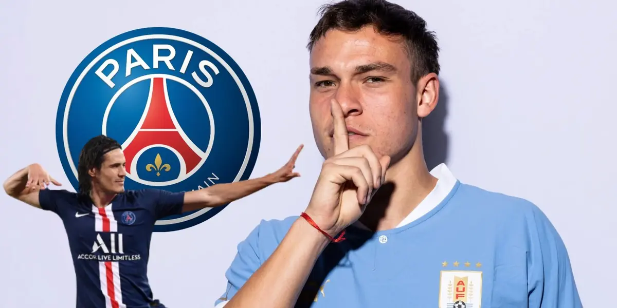 Edinson Cavani habló con Ugarte antes de su fichaje por el PSG