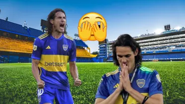 Edinson Cavani y las criticas en Boca Juniors luego de la derrota ante Estudiantes