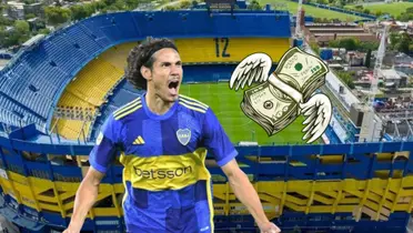 Edinson Cavani y su salario en Boca Juniors