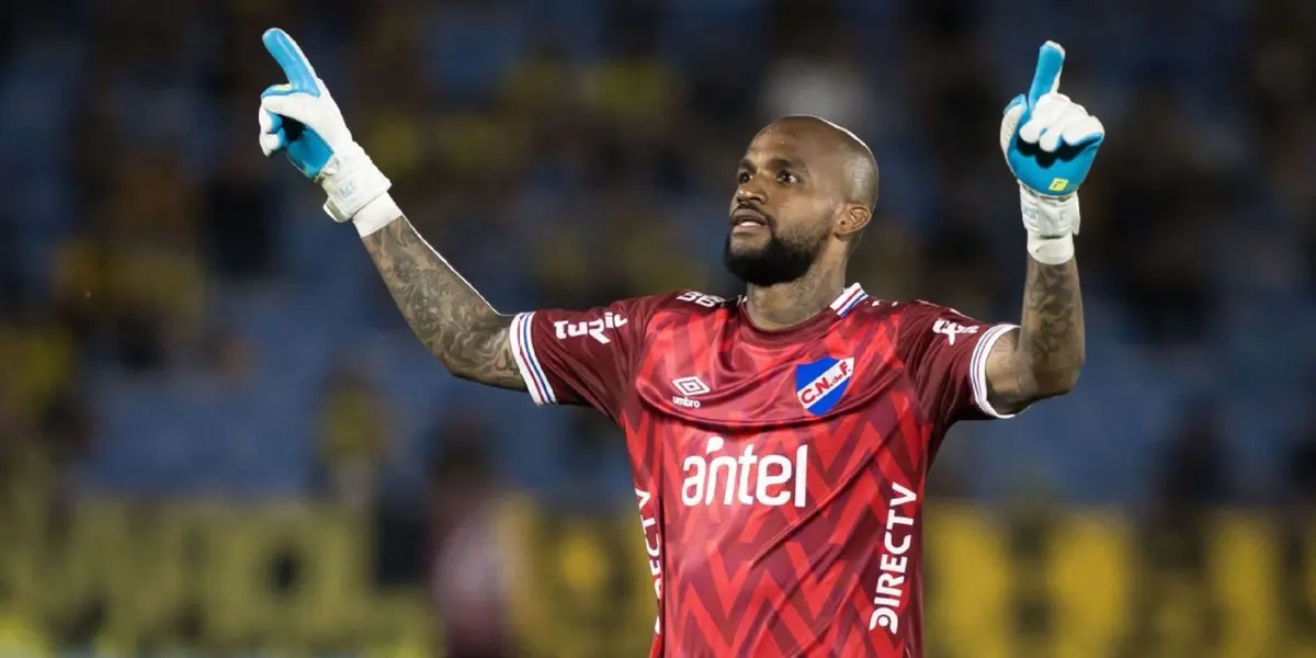 El arquero de Nacional se lució y evitó lo que hubiera sido un gran descontento de los hinchas