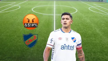 El capitán de Nacional, Diego Polenta elogió el campo de juego del estadio Monumental de River