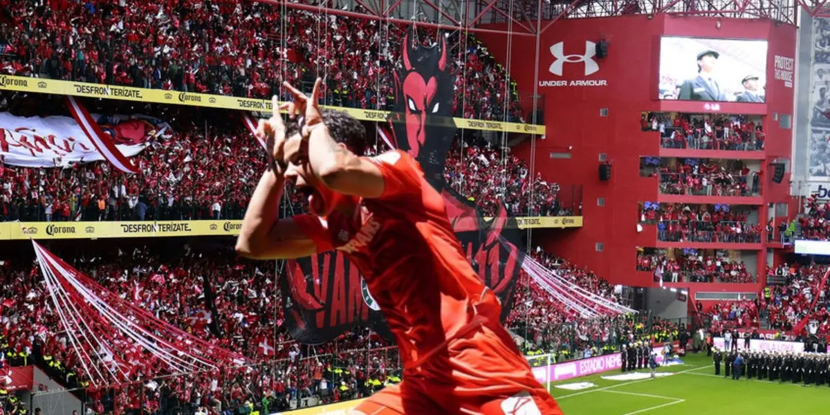 El extremo uruguayo se destacó en el encuentro de hoy del Toluca ante el Club América en la Liga MX