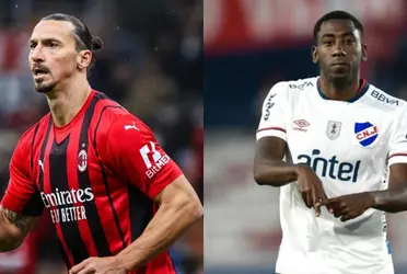 El goleador de Nacional se lució con una brillante jugada tal como lo hacía en sus tiempos la estrella sueca