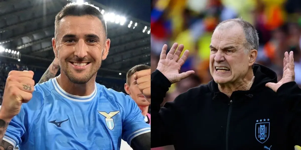 El Loco aprovechó para despejar las dudas sobre el puesto que opcupará el jugador de la Lazio en la Celeste