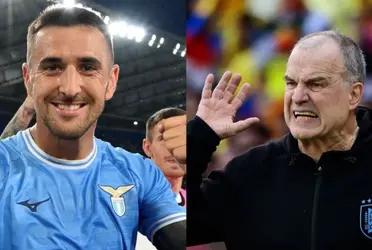 El Loco aprovechó para despejar las dudas sobre el puesto que opcupará el jugador de la Lazio en la Celeste