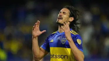 Cavani se recuperó de una lesión pero vuelve a ser baja en Boca Juniors