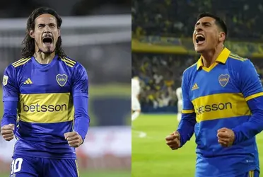 Cavani y Merentiel, Boca apuesta dos uruguayos en el ataque para visitar a Racing