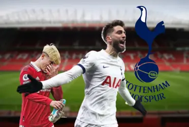 El mediocampista uruguayo se lució contra el Manchester United