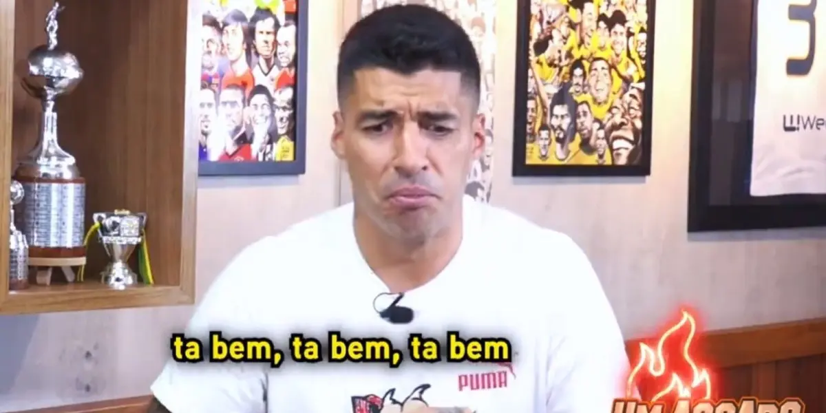 El Pistolero Luis Suárez fue protagonista de una entrevista en medio de un asado y se hizo viral por sus gestos